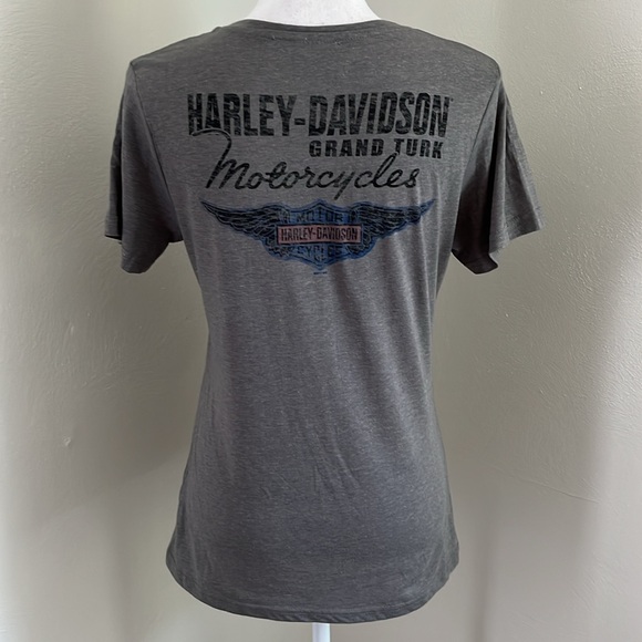 HARLEY-DAVIDSON Patriotic Rhinestone Bling Tee - Picture 5 of 10